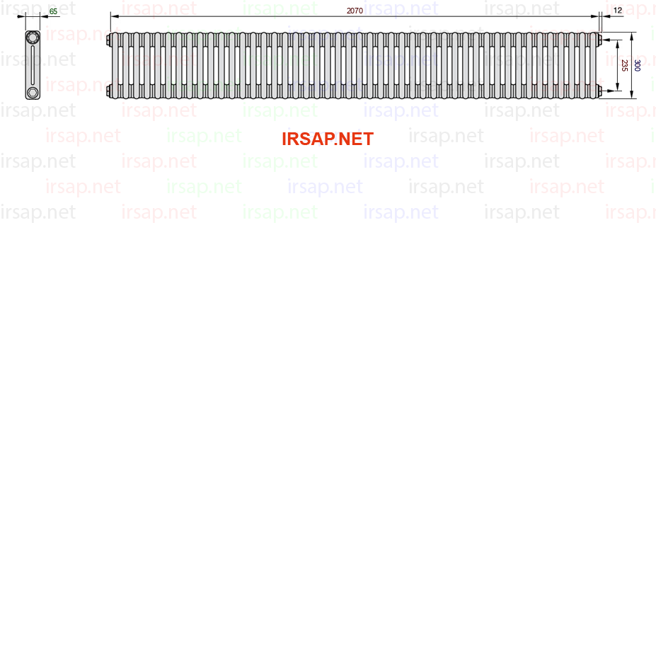 Радиатор IRSAP Tesi 20300/46 T02 CL 01